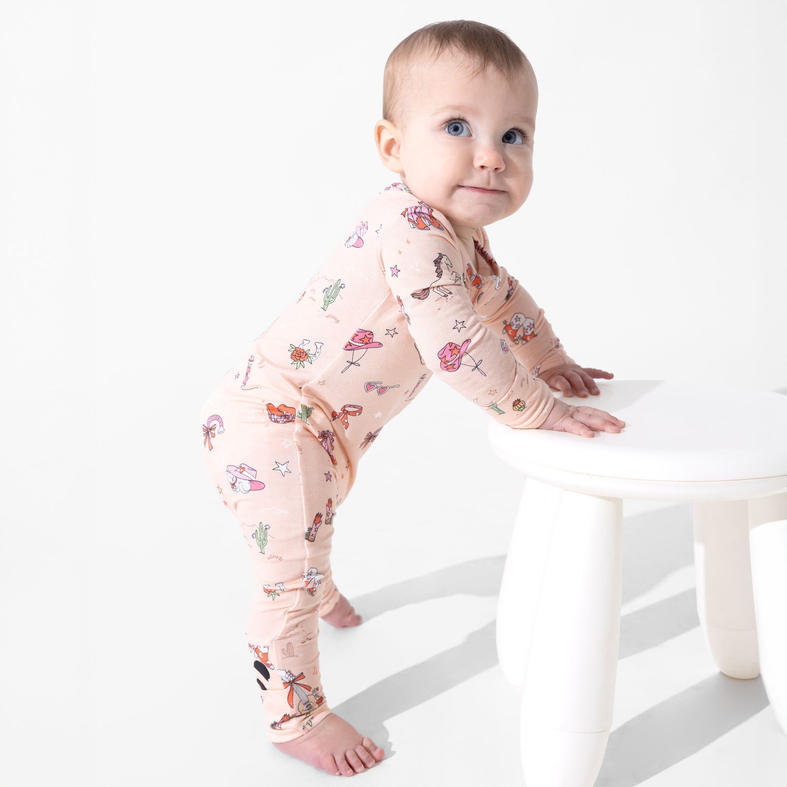 Cowgirl Bamboo Convertible Footie