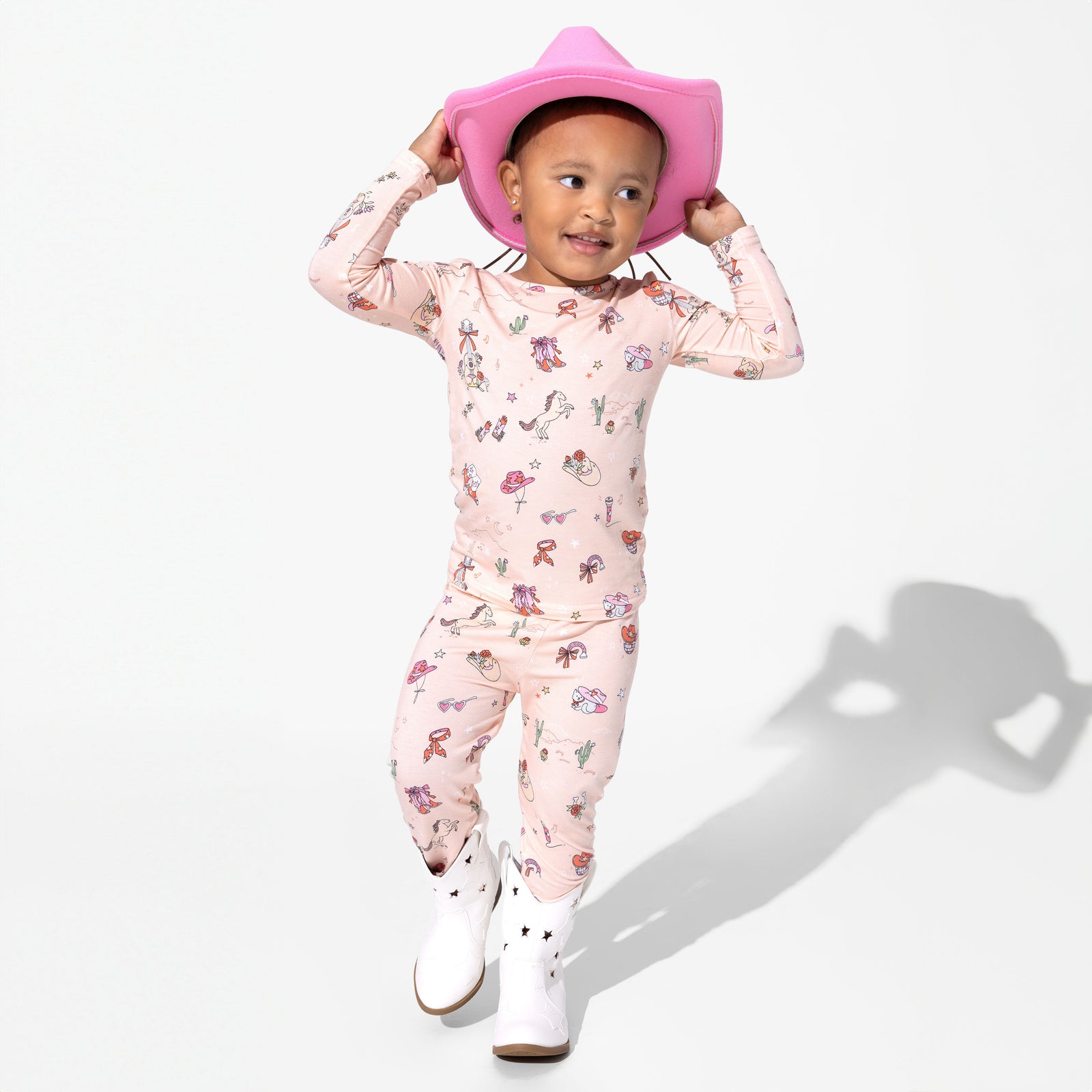 Cowgirl Bamboo Kids Pajamas