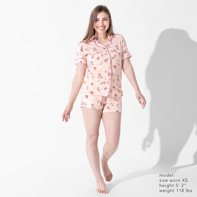 Cowgirl Bamboo Women's Pajama Short Set