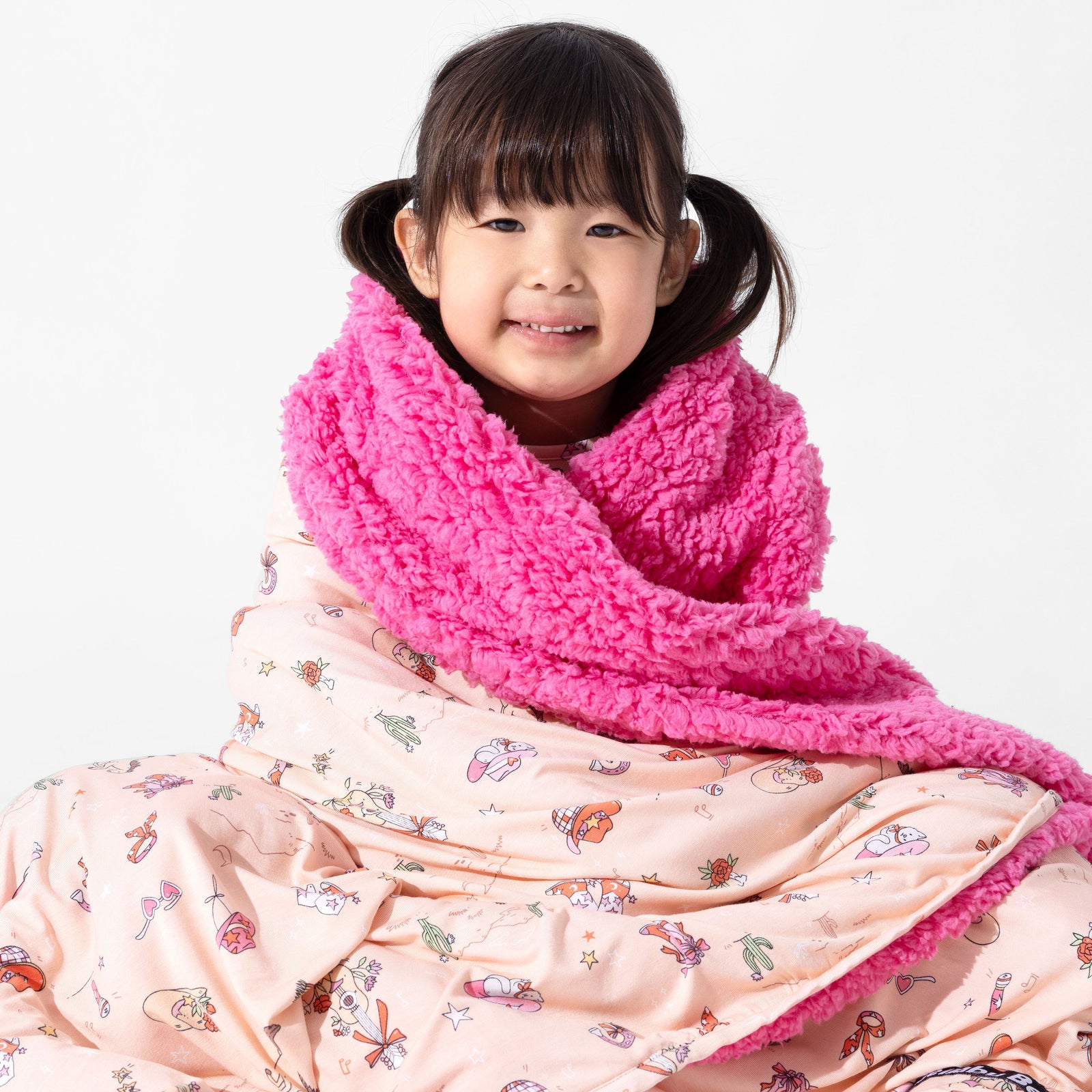 Cowgirl Bamboo Sherpa Blanket