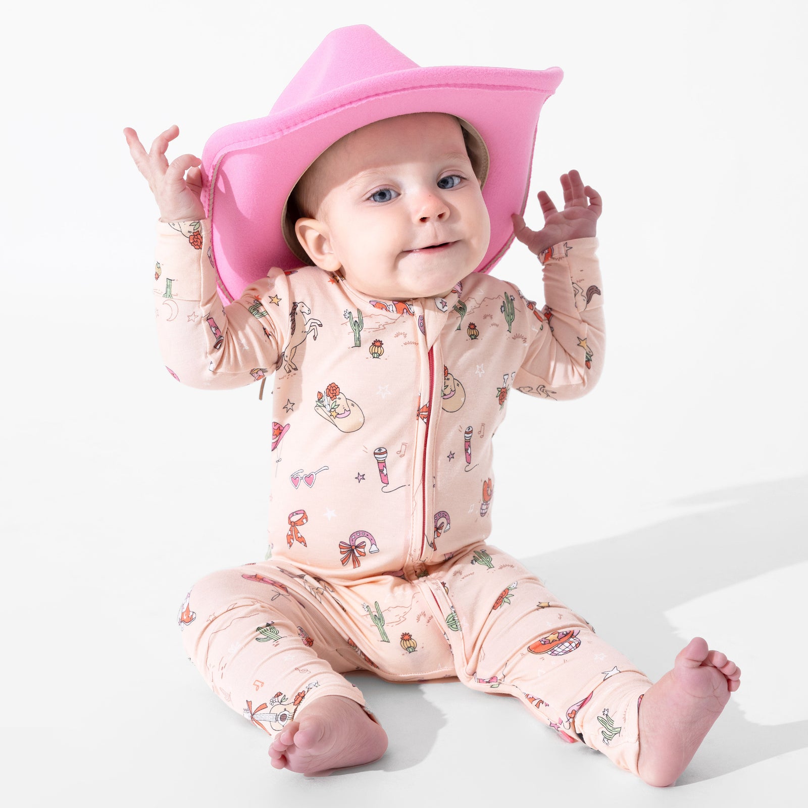 Cowgirl Bamboo Convertible Footie