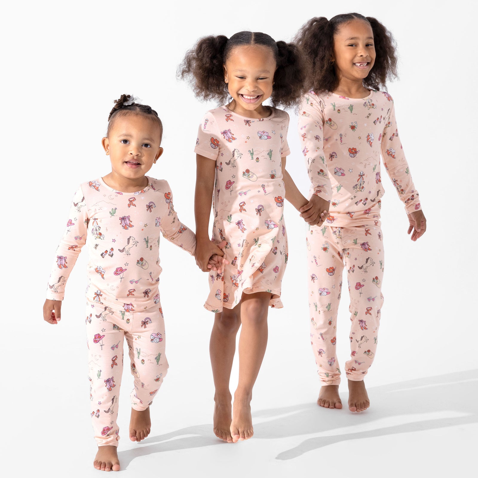 Cowgirl Bamboo Kids Pajamas