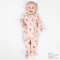 Cowgirl Bamboo Convertible Footie