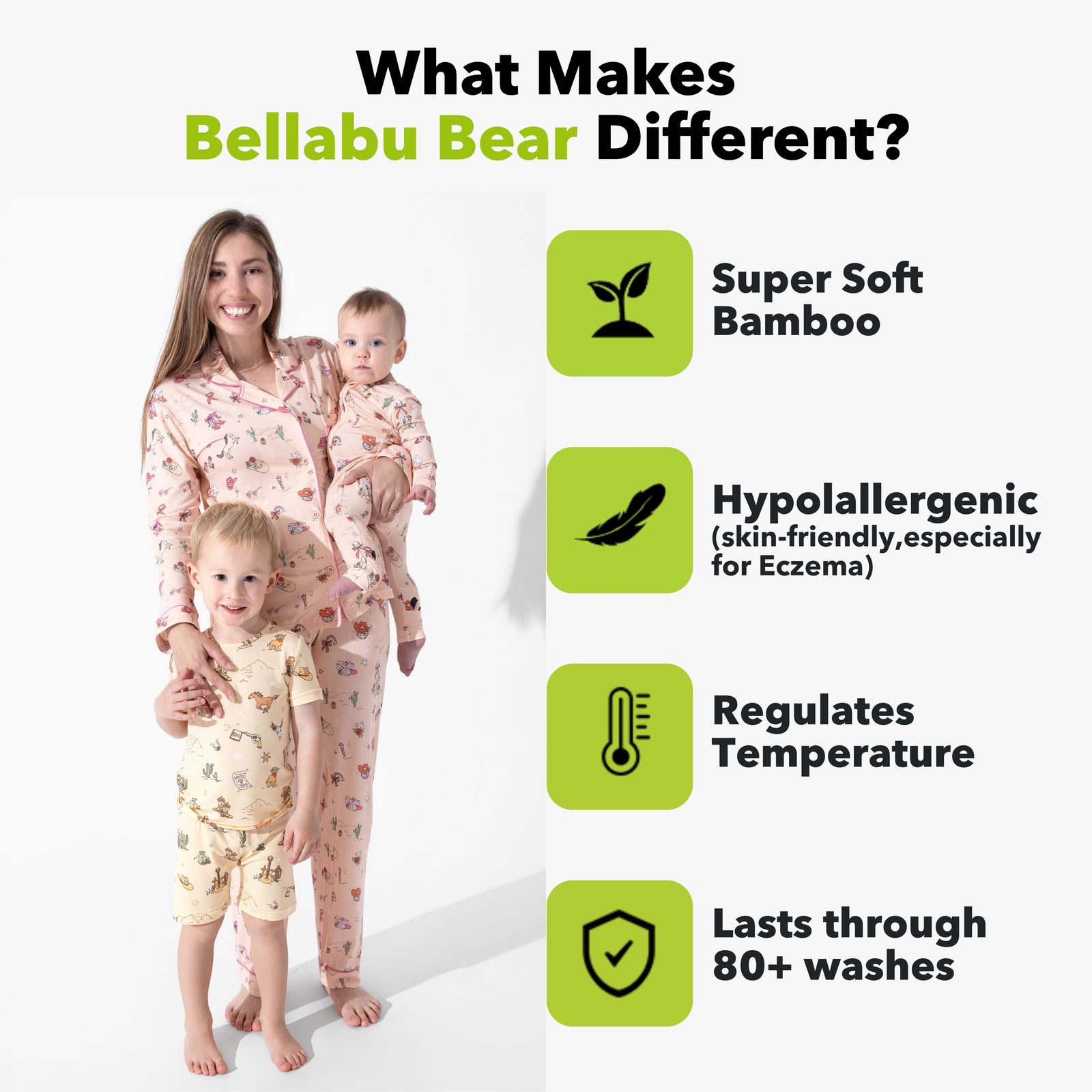 Cowgirl Bamboo Women's Pajama Short Set