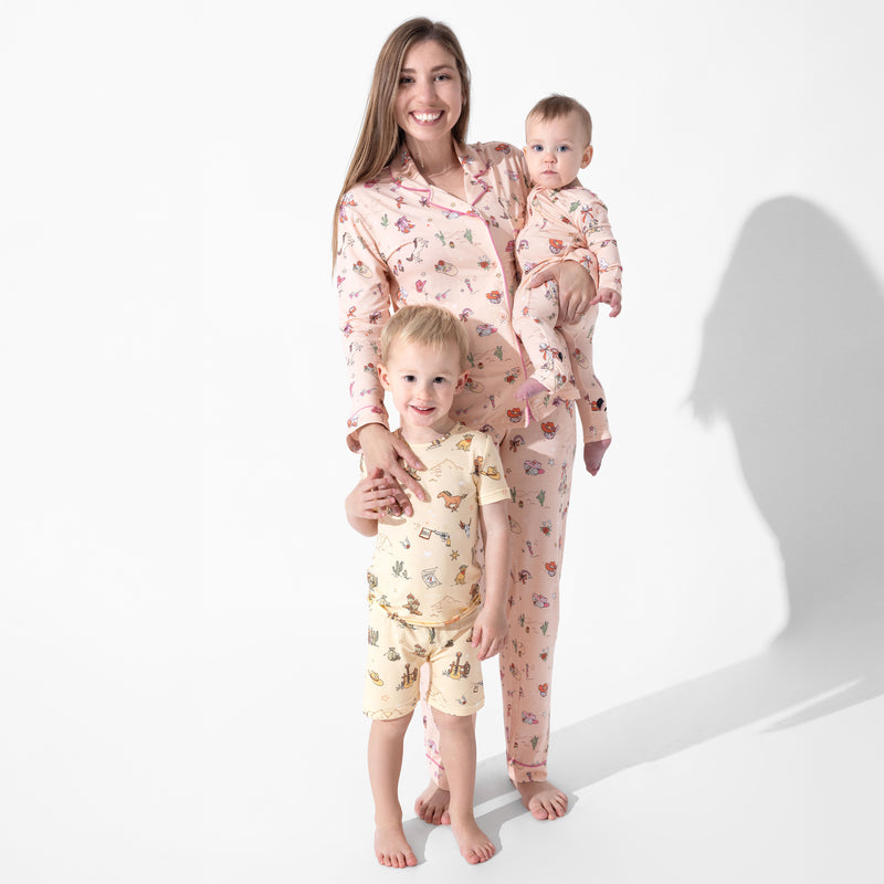 Cowgirl Bamboo Women's Pajama Short Set