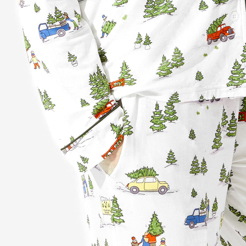 Christmas Tree Farm Bamboo Women's Pajama Set