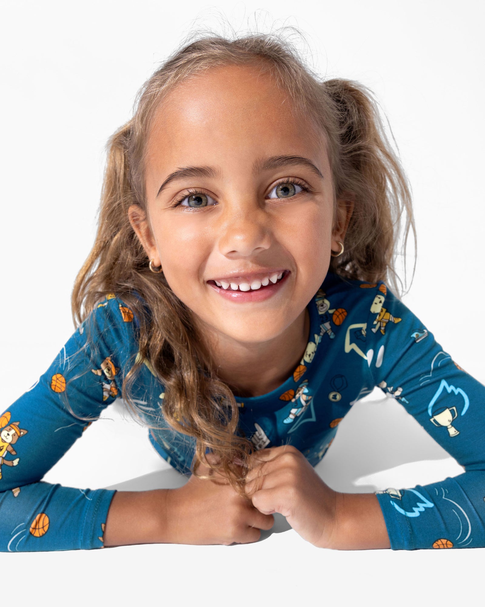 Basketball Pups Bamboo Kids Pajamas