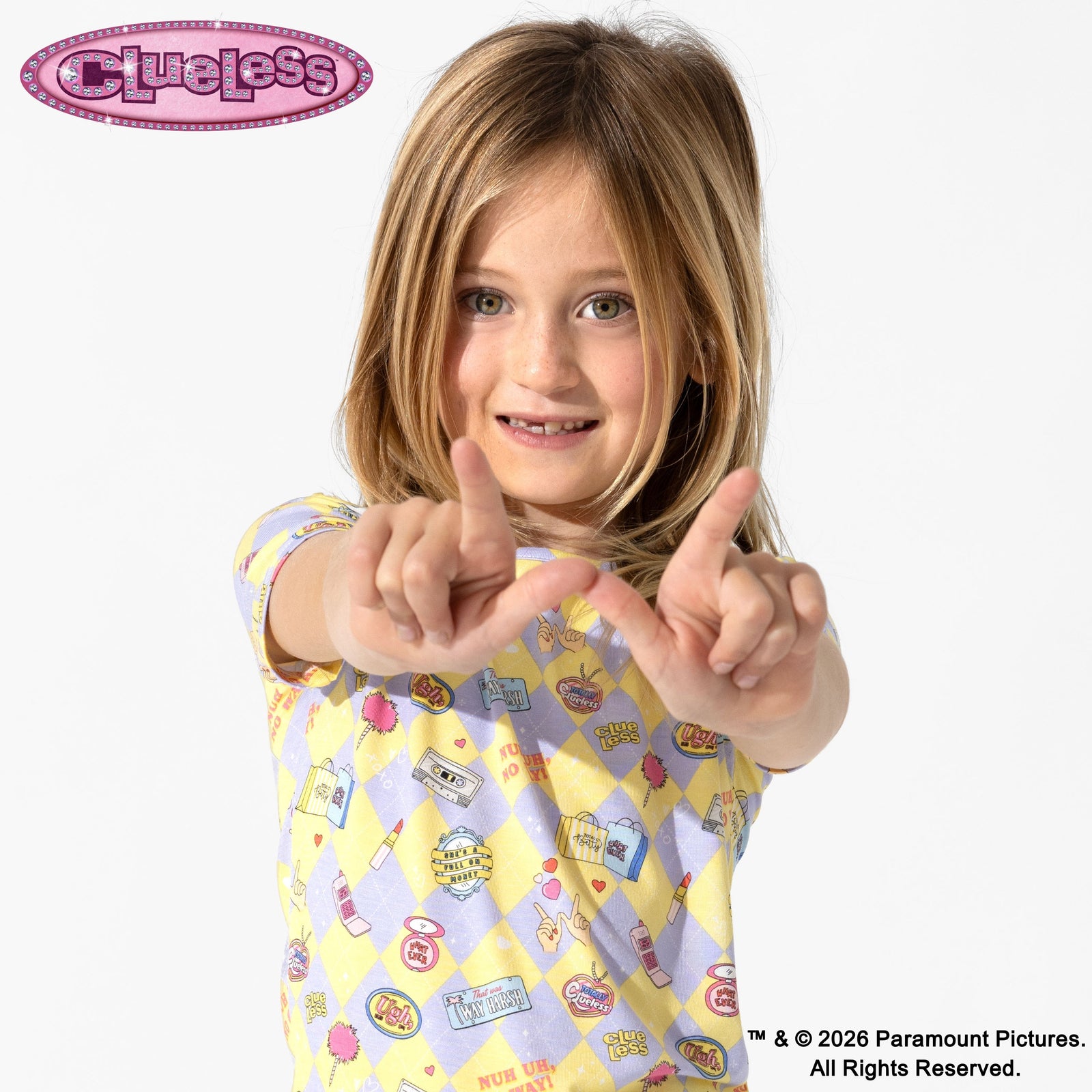 Clueless As If! Bamboo Kids Pajama Short Set