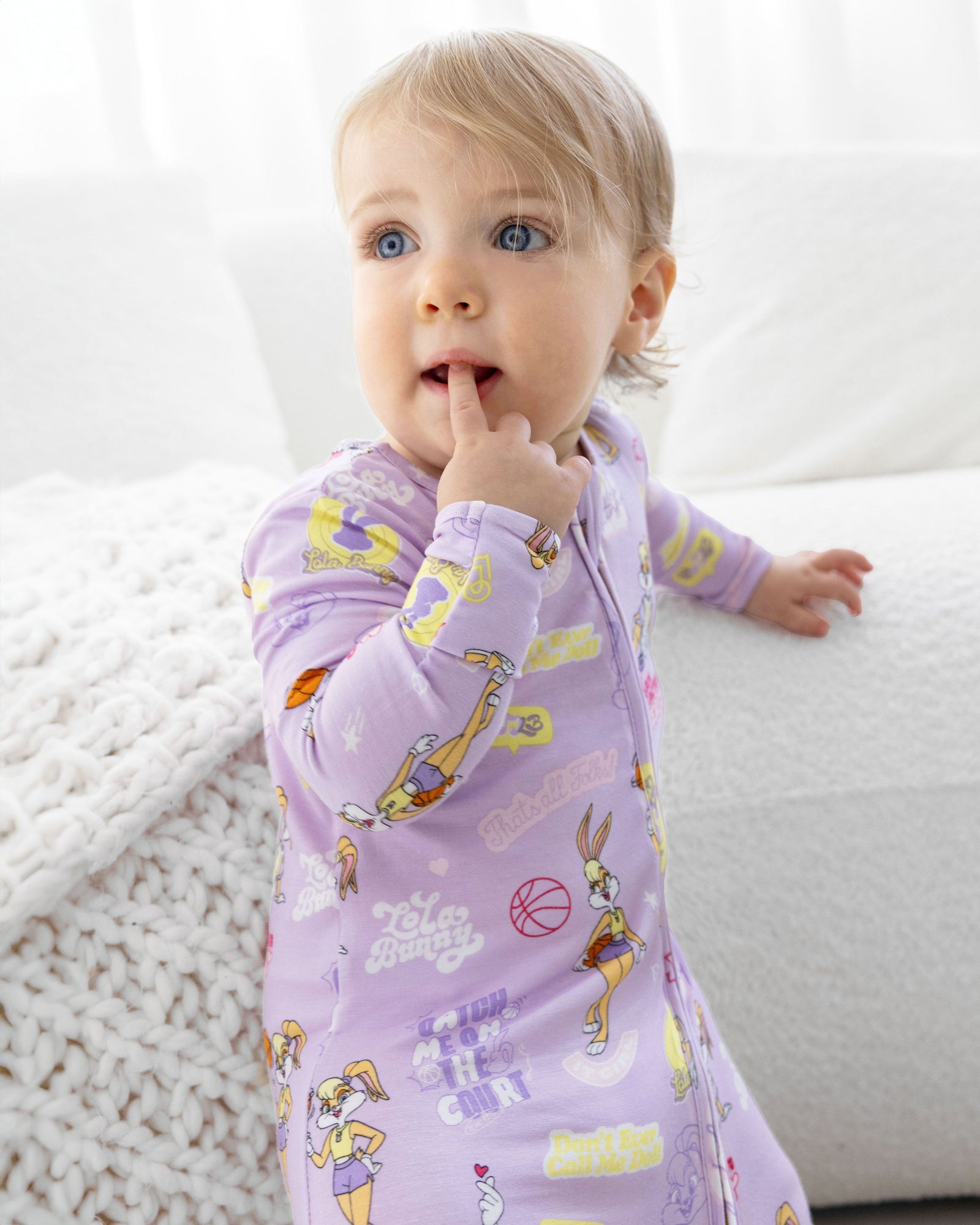 Lola Bunny Bamboo Convertible Footie