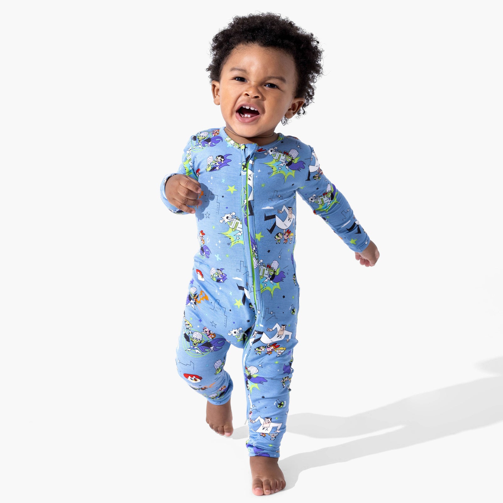 Powerpuff Girls Mojo Jojo Showdown Bamboo Convertible Footie