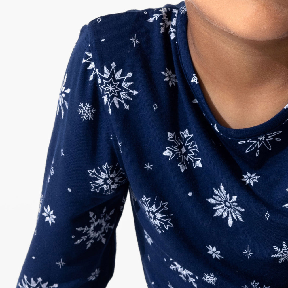 Snowflake Bamboo Kids Pajamas