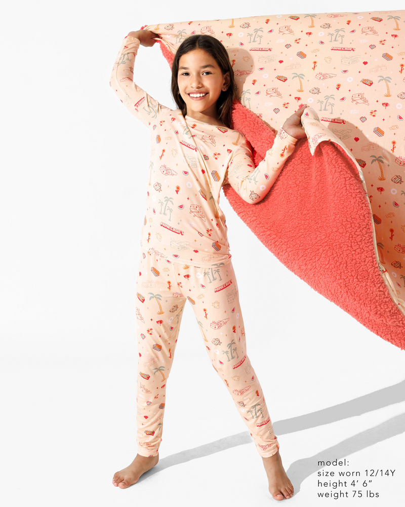Minecraft: Summer Vibes Bamboo Kids Pajamas