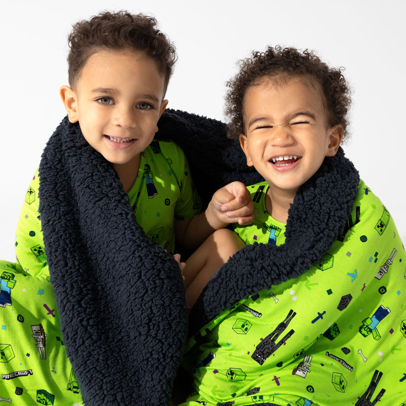 Minecraft Mob Squad Bamboo Sherpa Blanket