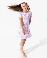 Lola Bunny Bamboo Girls' Short Sleeve Dress