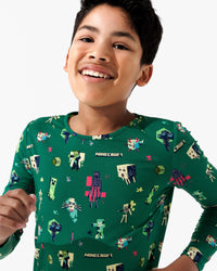 Minecraft: Midnight Mobs Bamboo Kids Pajamas