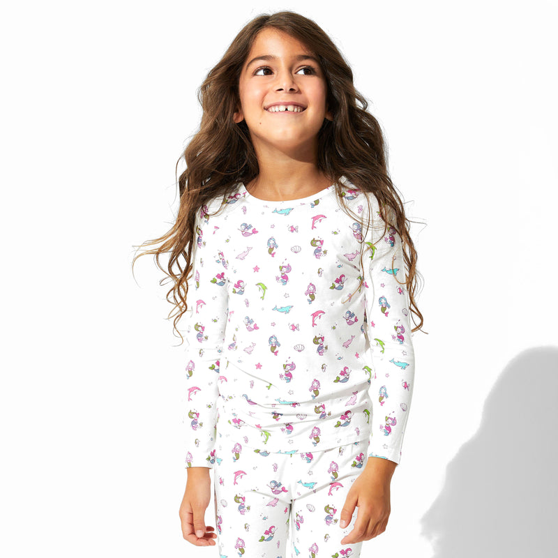 Mermaid Bamboo Kids Pajamas