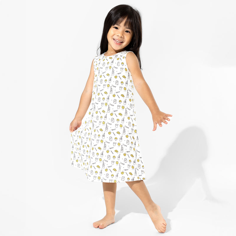 Milk & Cookies Bamboo Girls' Sleeveless Dress