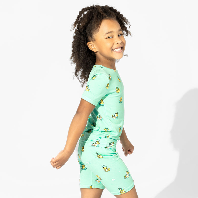 Rubber Ducky Bamboo Kids Pajama Short Set