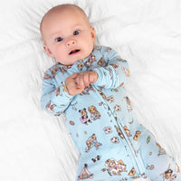 Sloth Pajama Party Bamboo Convertible Footie