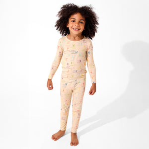 Dino ABC Bamboo Kids Pajamas