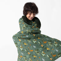 Jurassic Park: Safari Bamboo Sherpa Blanket