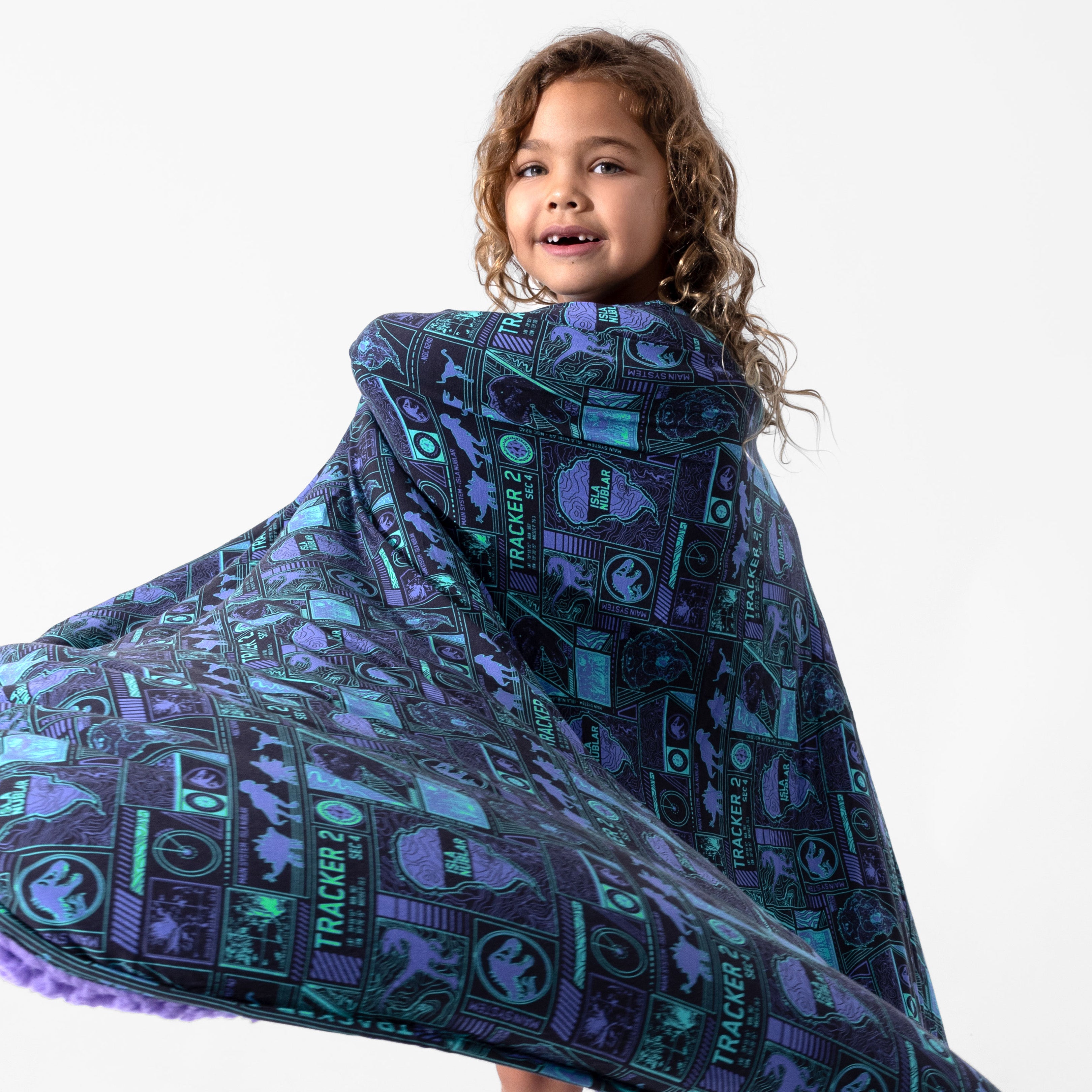 Jurassic Park Tracker Bamboo Sherpa Blanket – Cozy, Soft