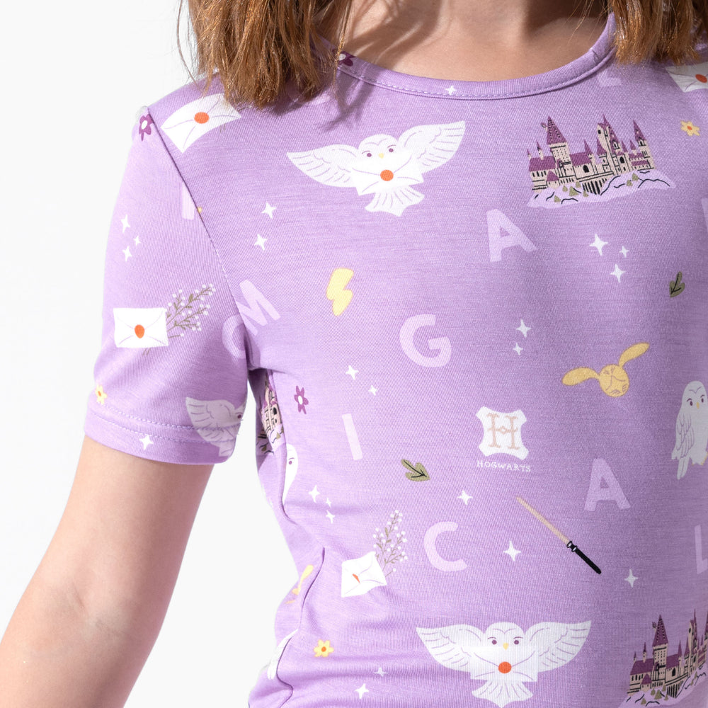 Hedwig's Magical Mail Bamboo Kids Pajama Short Set