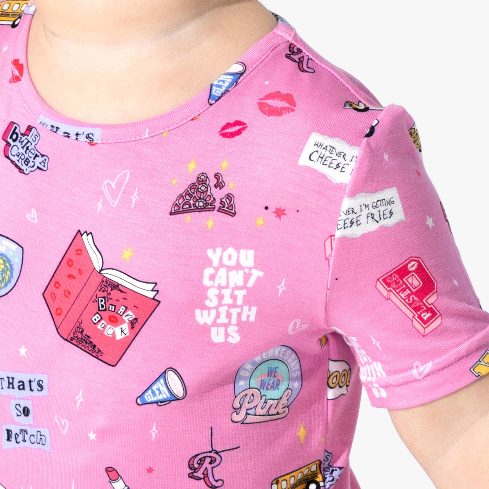 Mean Girls: So Fetch Bamboo Kids Pajama Short Set