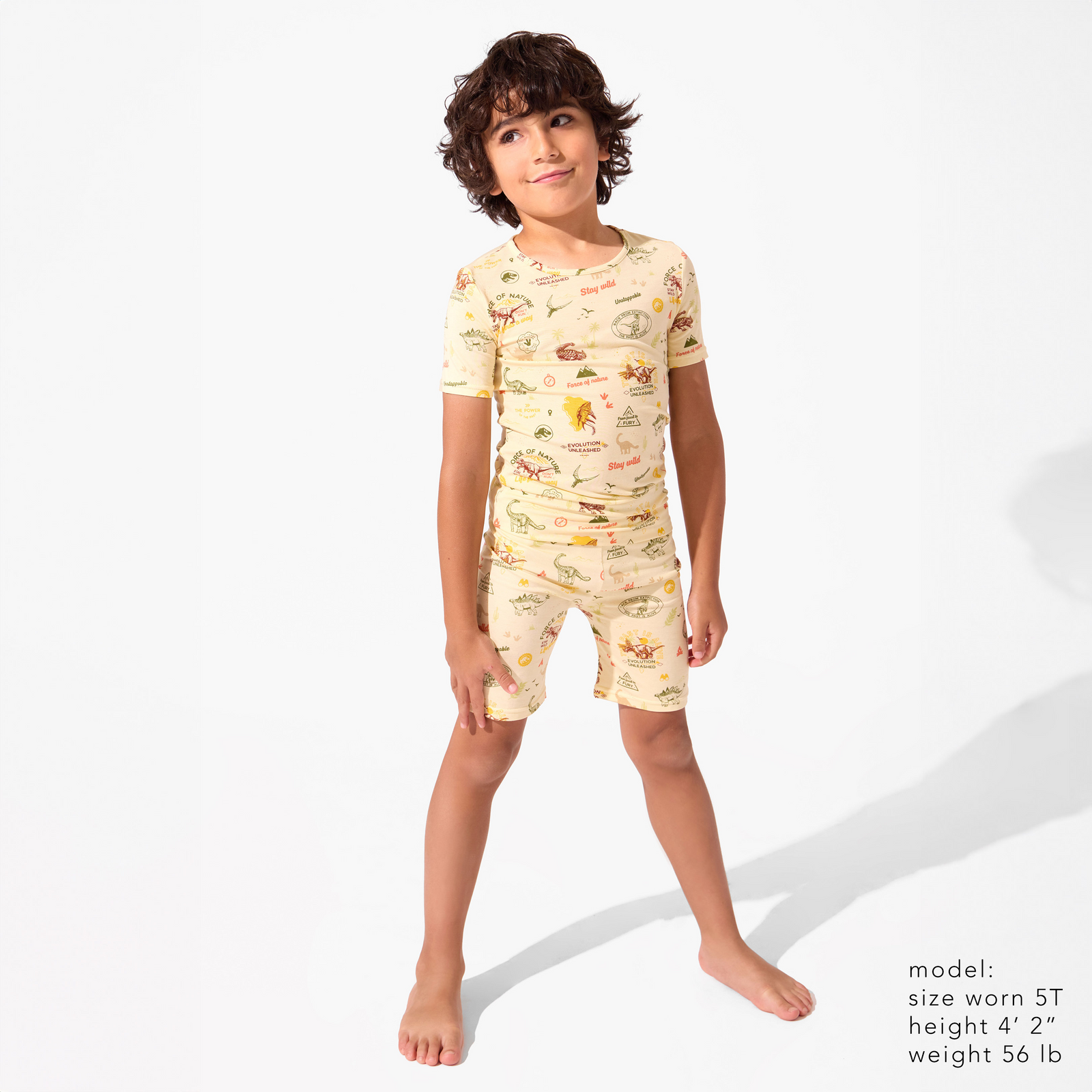 Jurassic Park: Origins Bamboo Kids Pajama Short Set