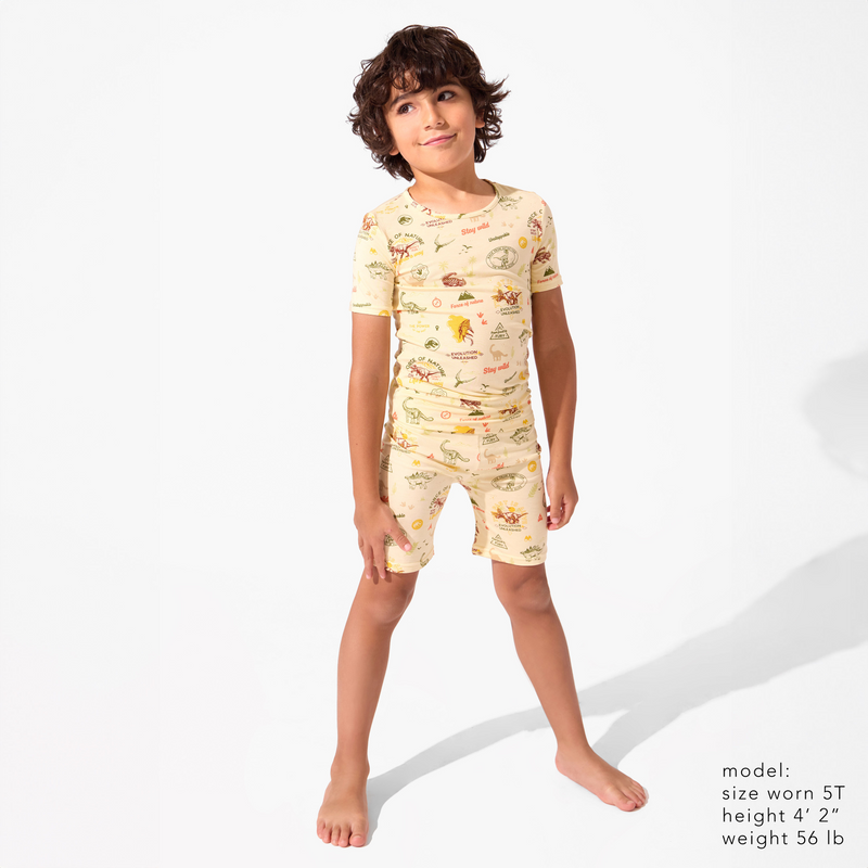 Jurassic Park: Origins Bamboo Kids Pajama Short Set