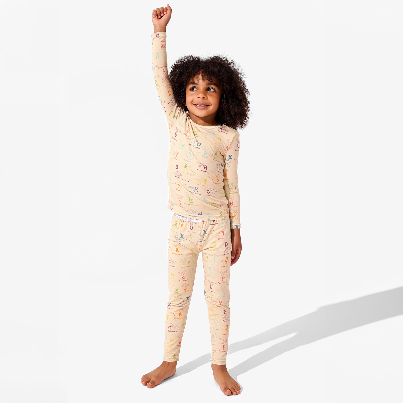 Dino ABC Bamboo Kids Pajamas