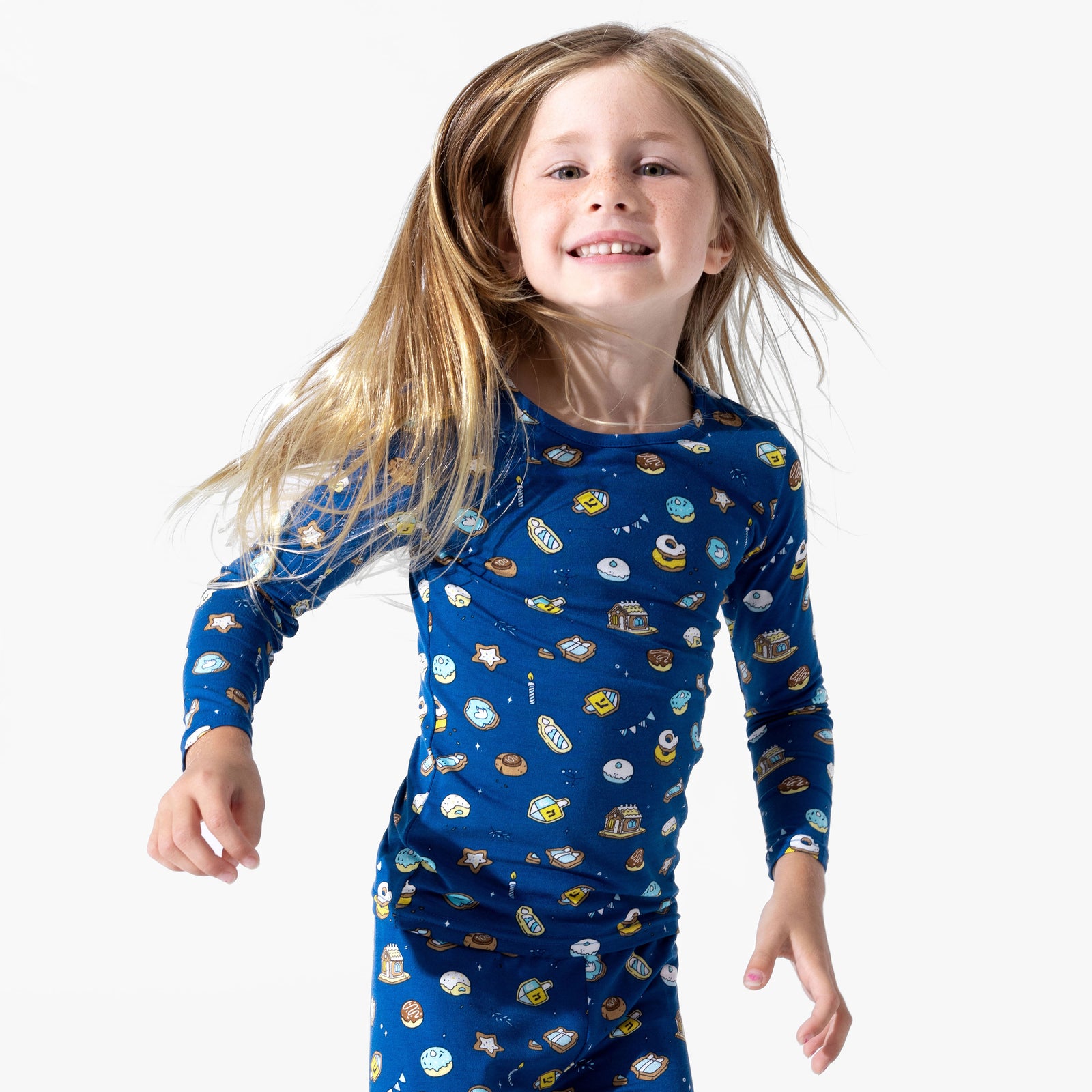 Hanukkah Cookies Bamboo Kids Pajamas