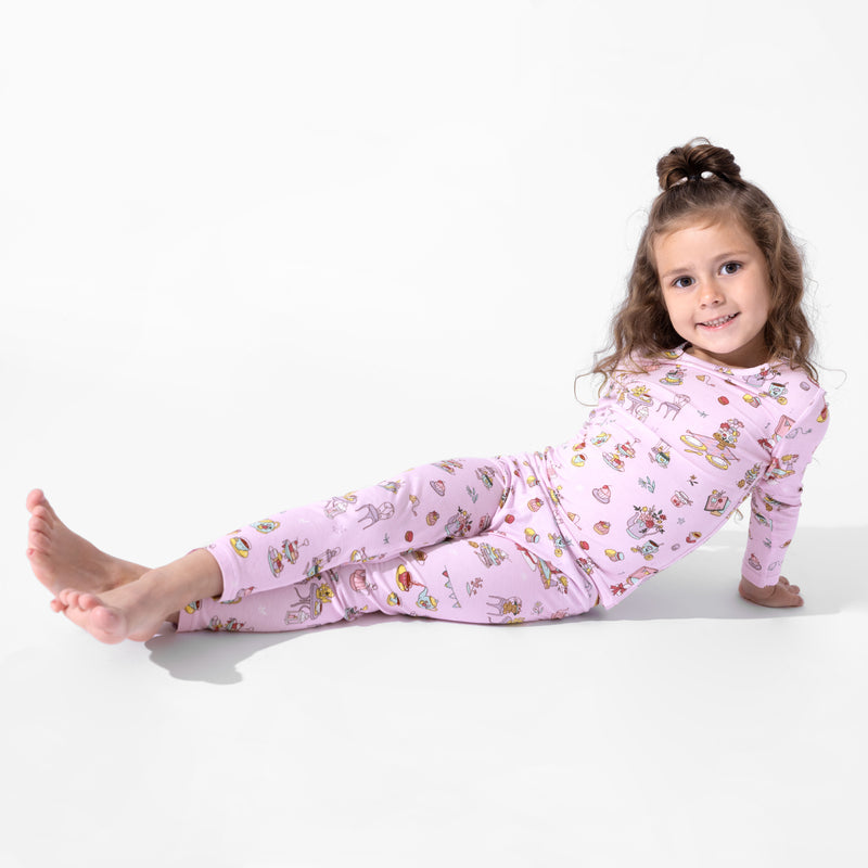 Tea Party Bamboo Kids Pajamas