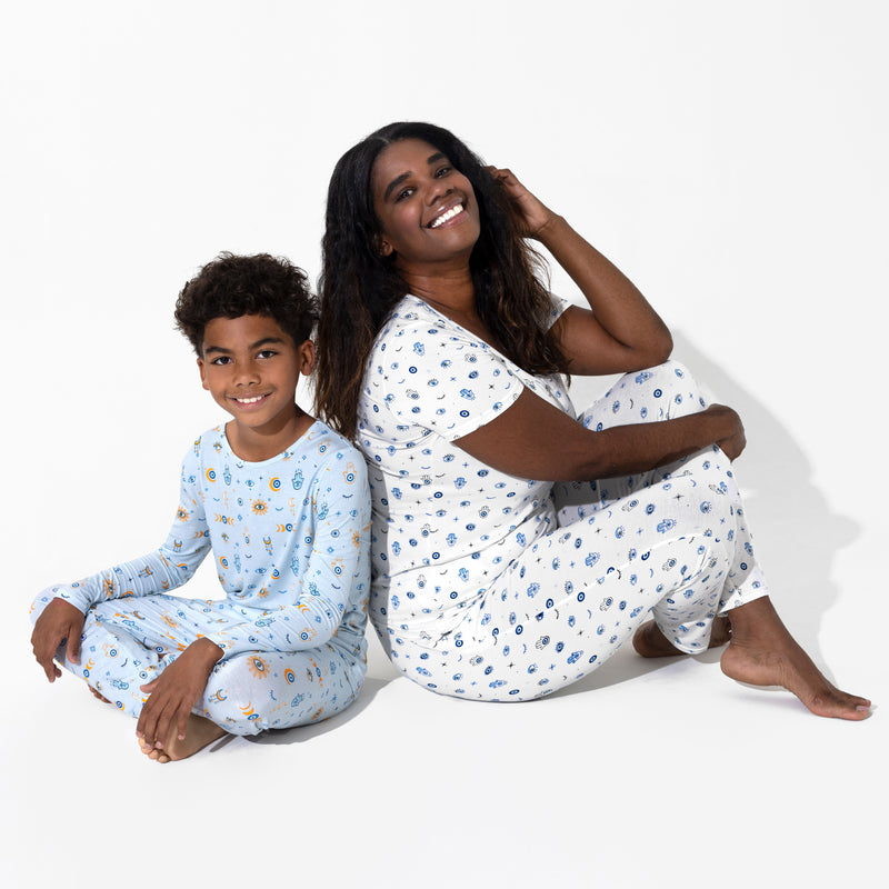 The Eye Blue Bamboo Kids Pajamas