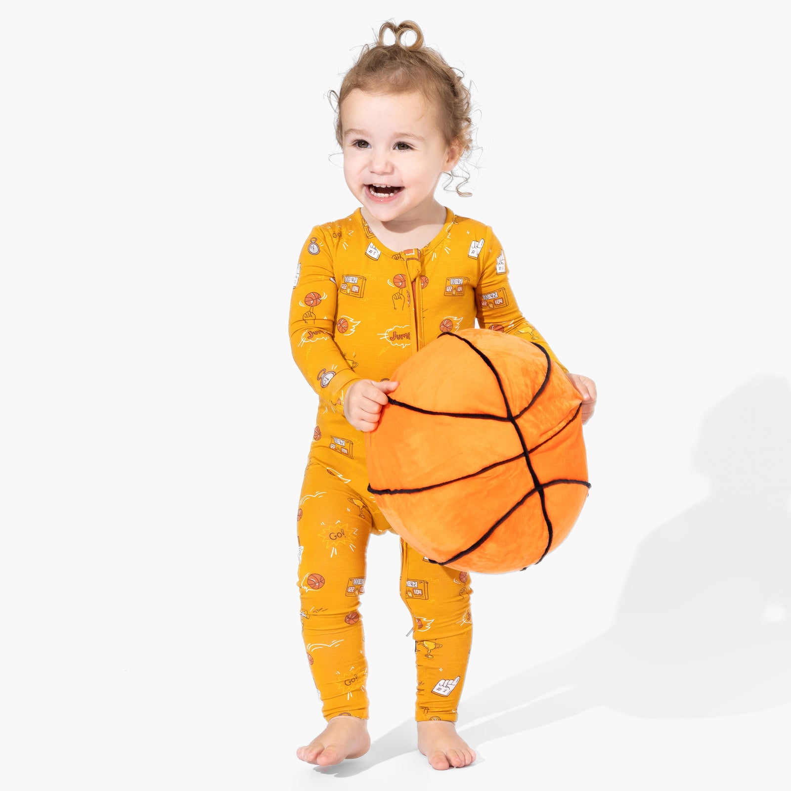 Basketball Bamboo Convertible Footie