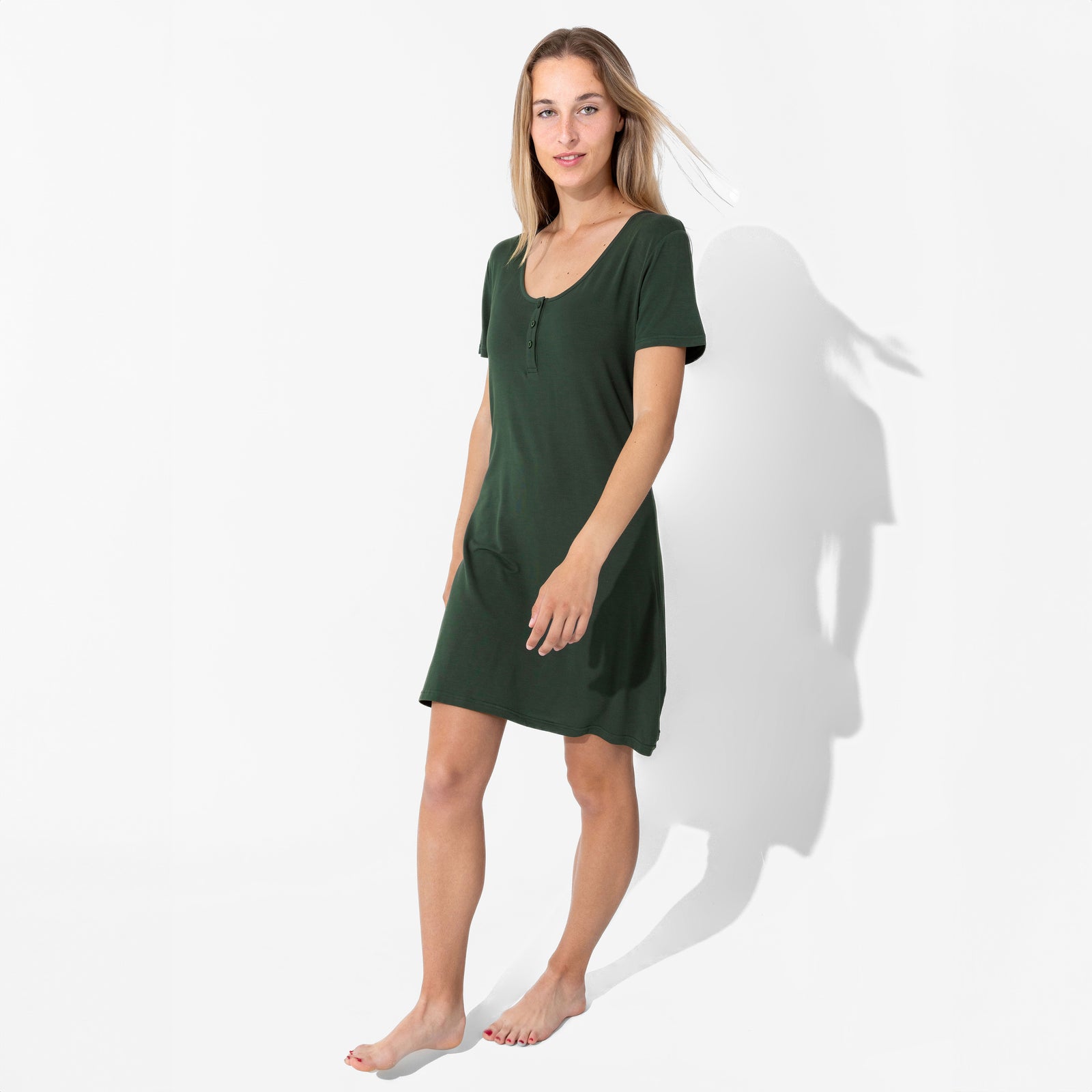 Pine Green Bamboo Women's Nightgown