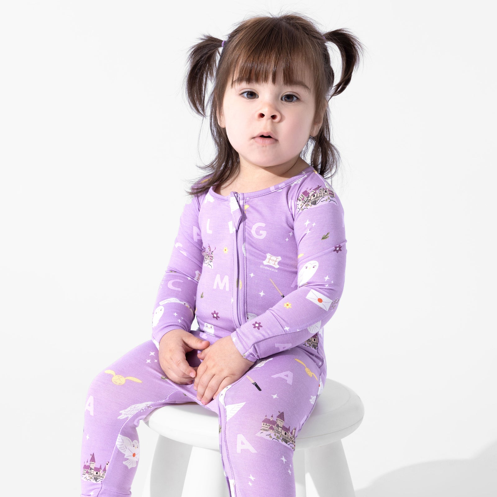 Hedwig's Magical Mail Bamboo Convertible Footie