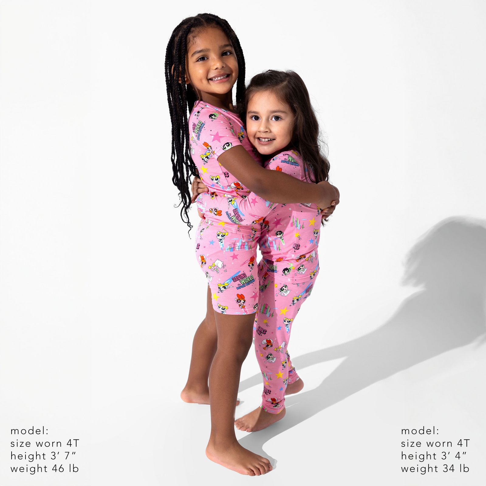 Powerpuff Girls Saving Bedtime Bamboo Kids Pajamas