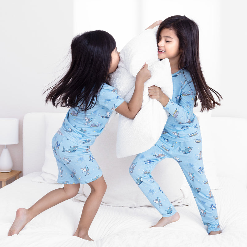 Shark School Bamboo Kids Pajamas