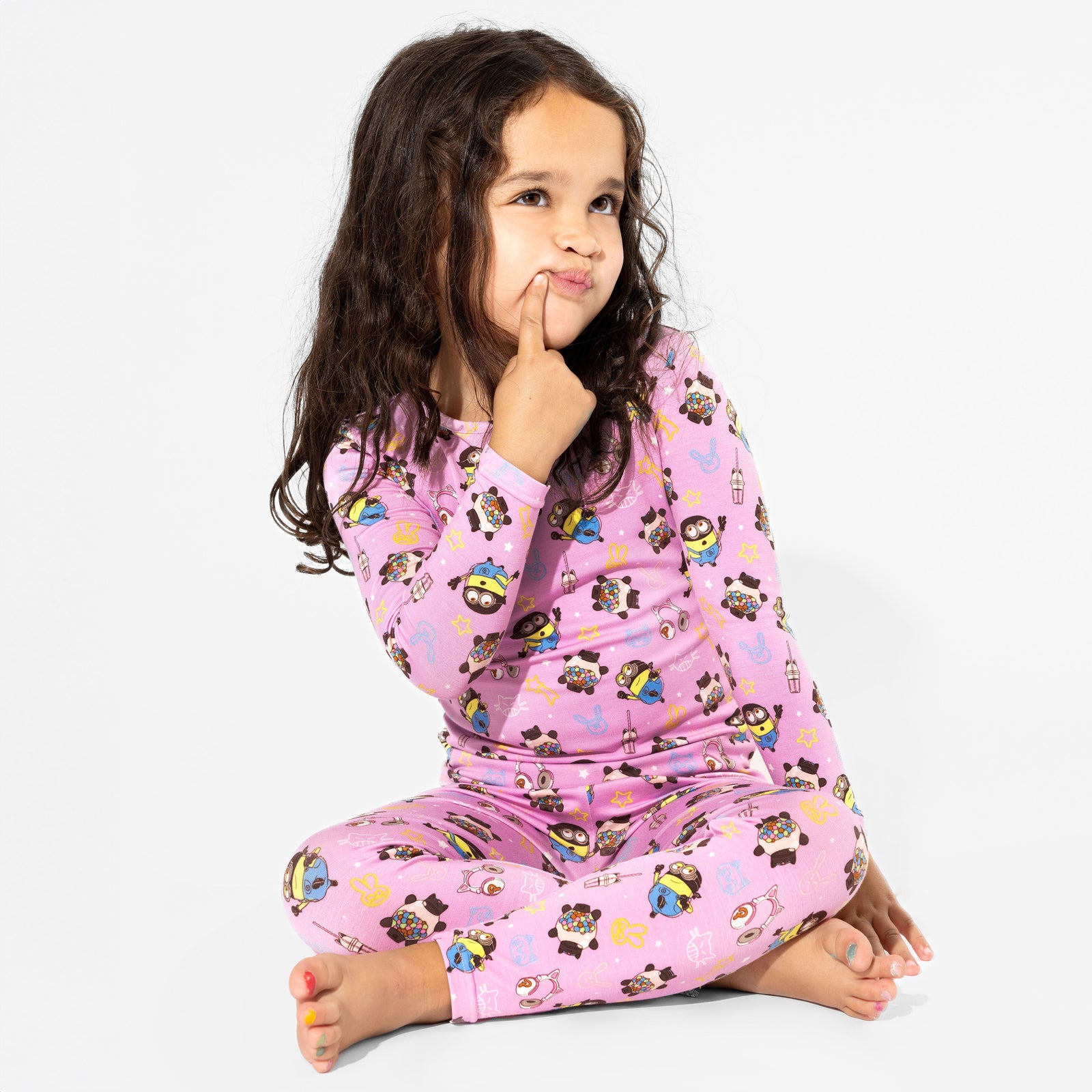 Despicable Me 4: Minions Always Popping Bamboo Kids Pajamas