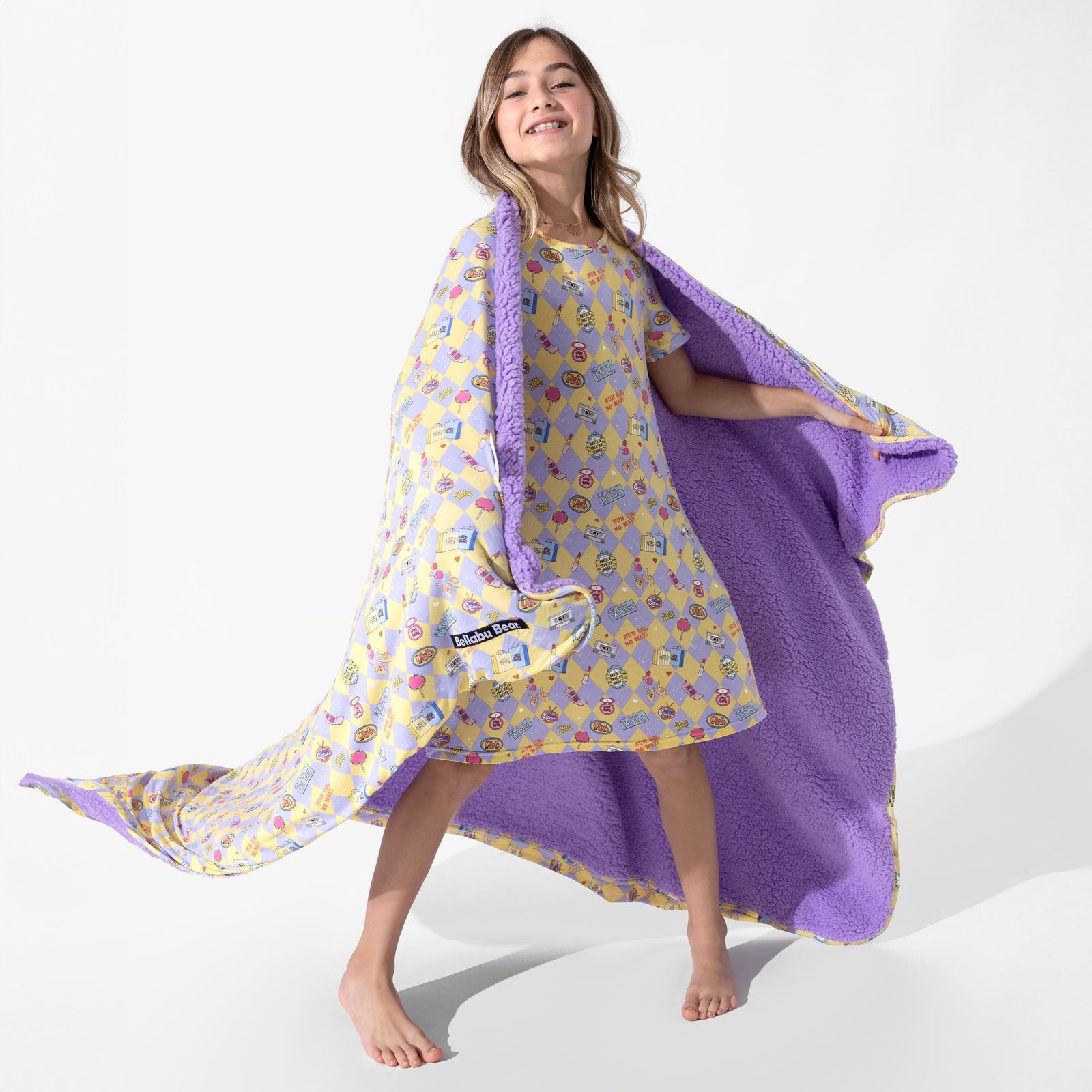 Clueless As If! Bamboo Girls' Short Sleeve Dress