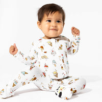 Ice Cream Bamboo Convertible Footie