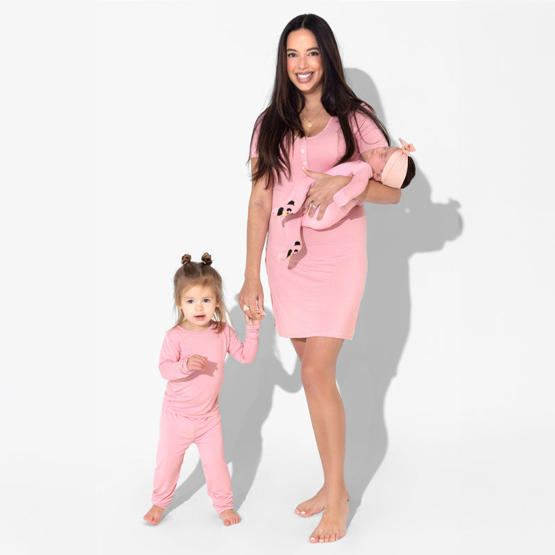 Dusty Rose Bamboo Women's Nightgown