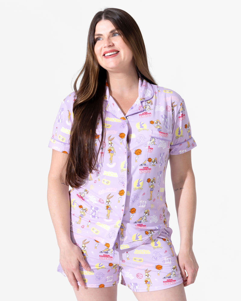 Lola Bunny Bamboo Women's Pajama Short Set