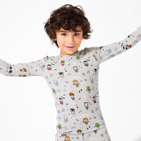 Little Monsters Bamboo Kids Pajamas