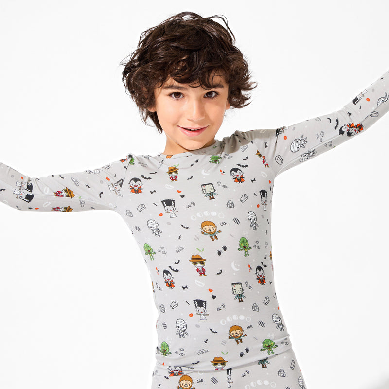 Little Monsters Bamboo Kids Pajamas