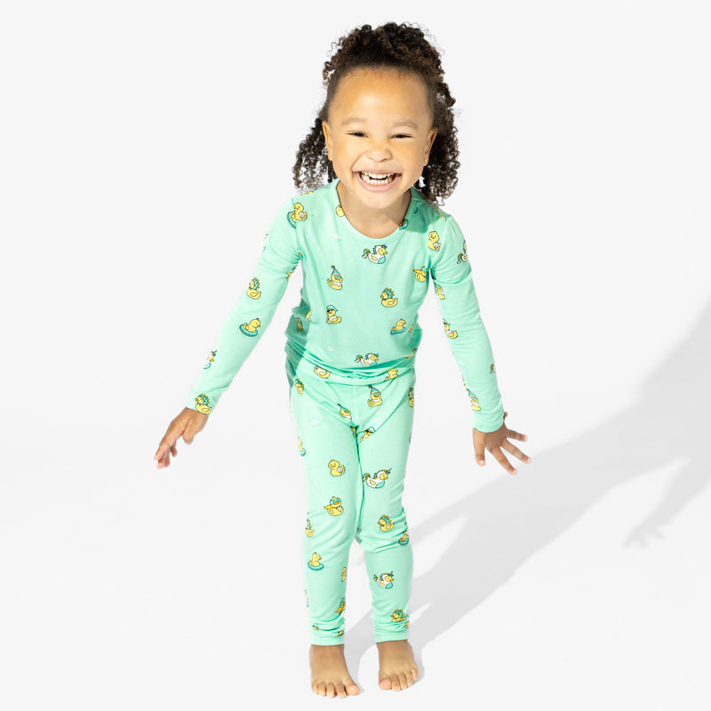 Rubber Ducky Bamboo Kids Pajamas