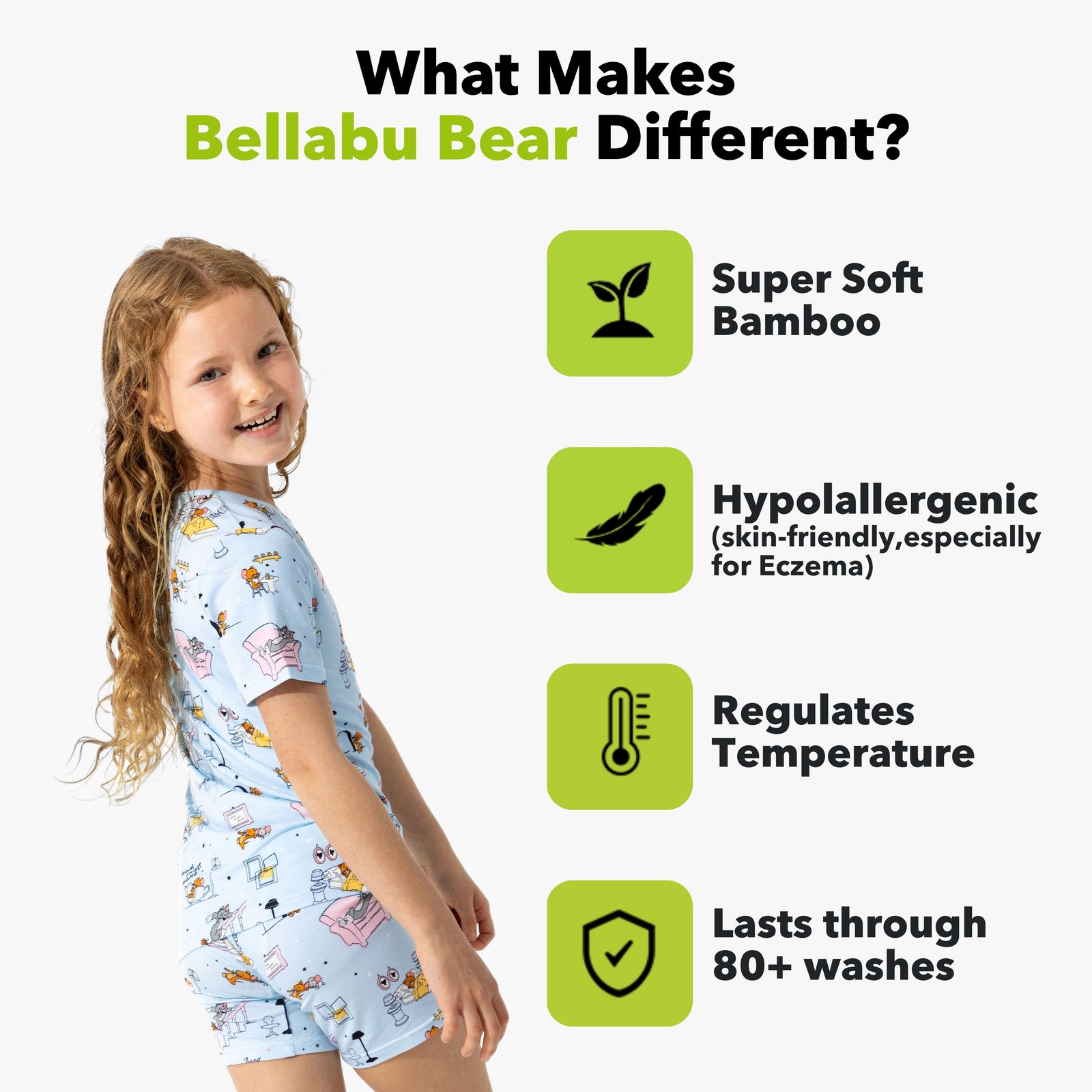 Tom & Jerry: Home Sweet Home Bamboo Kids Short Set