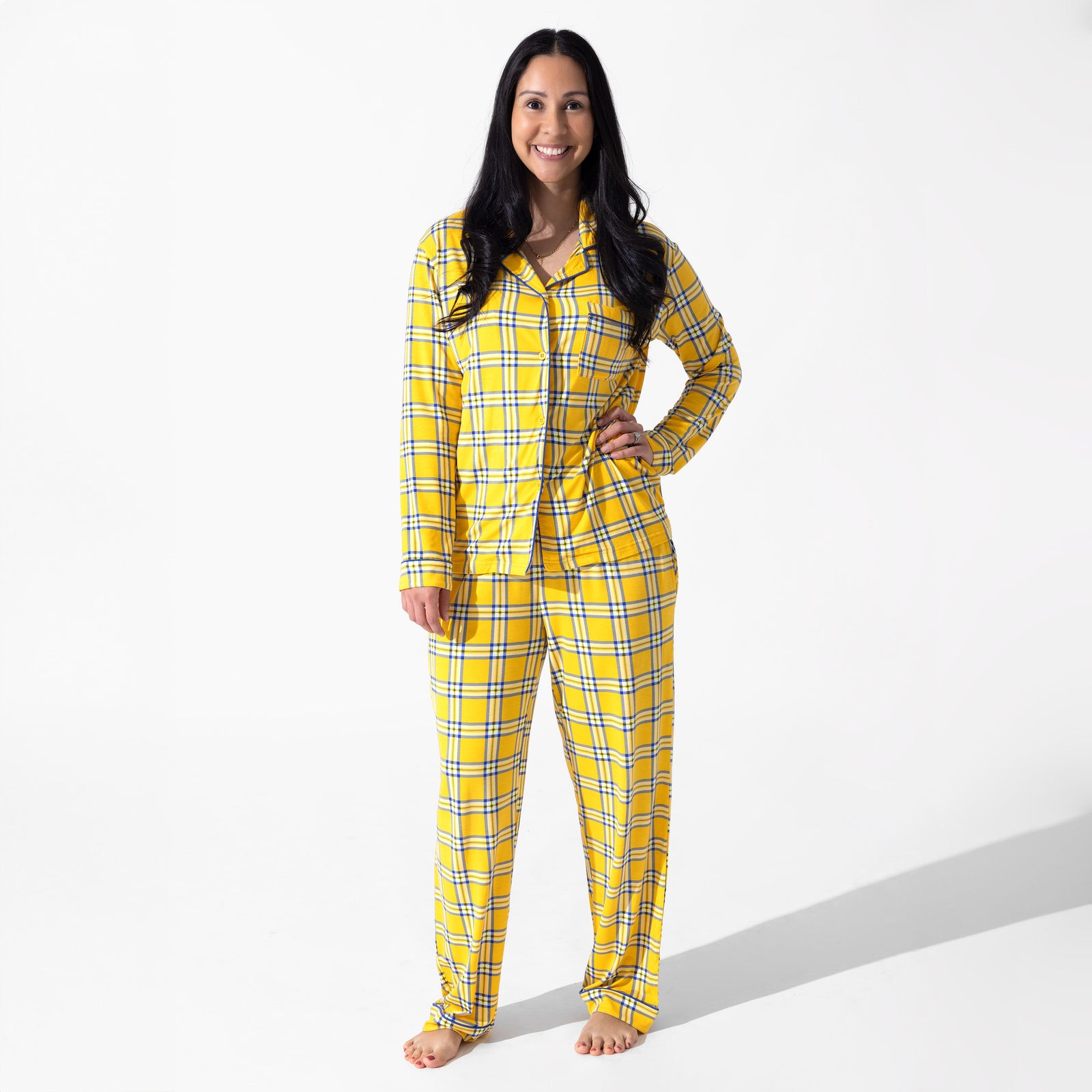 Clueless Total Betty Plaid Bamboo Women's Pajama Set