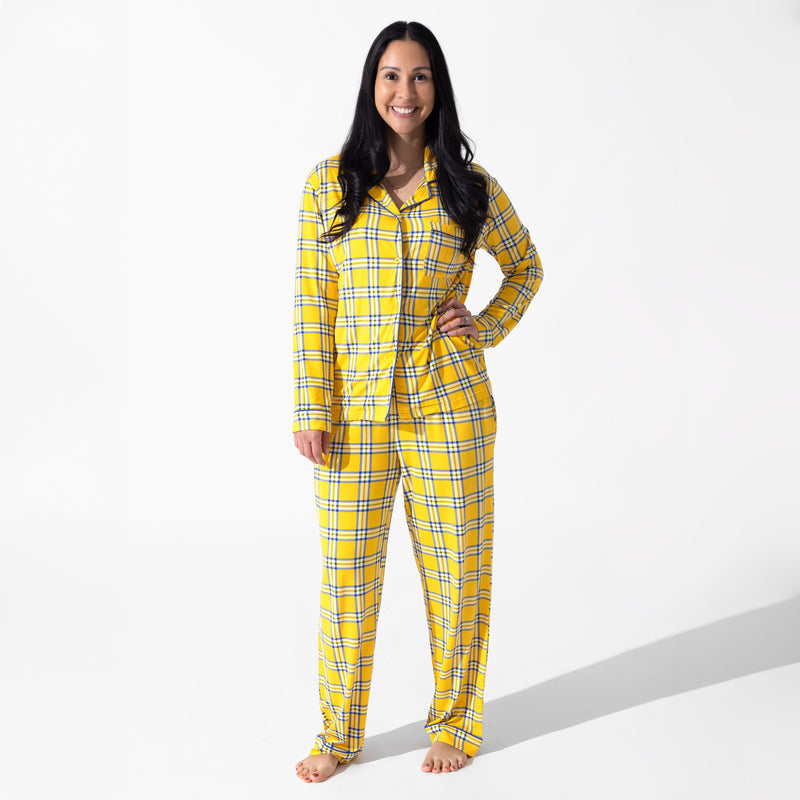 Clueless Total Betty Plaid Bamboo Women's Pajama Set